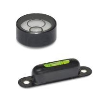 Bull’s eye spirit levels from Elesa